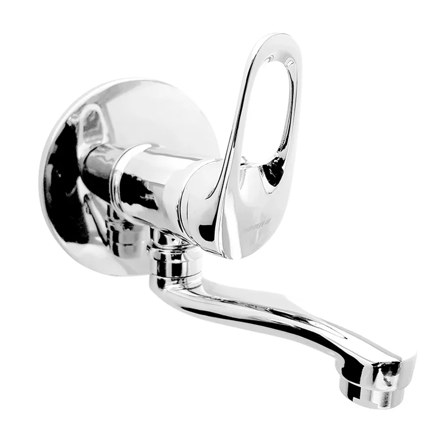 9316 Tek Girişli Duvardan Aplike Lavabo Bataryası, Krom