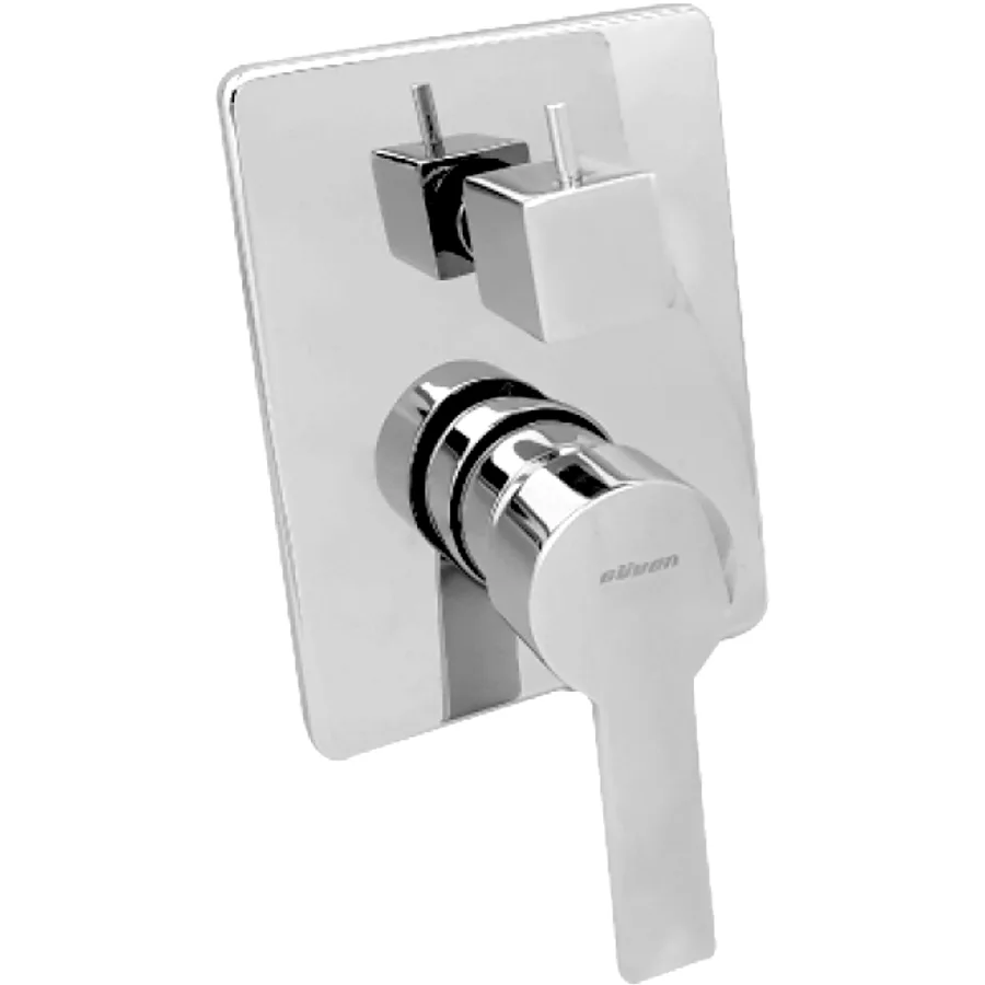 9640 Tam Banyo Bataryası Çıkışlı 12 cm, Krom