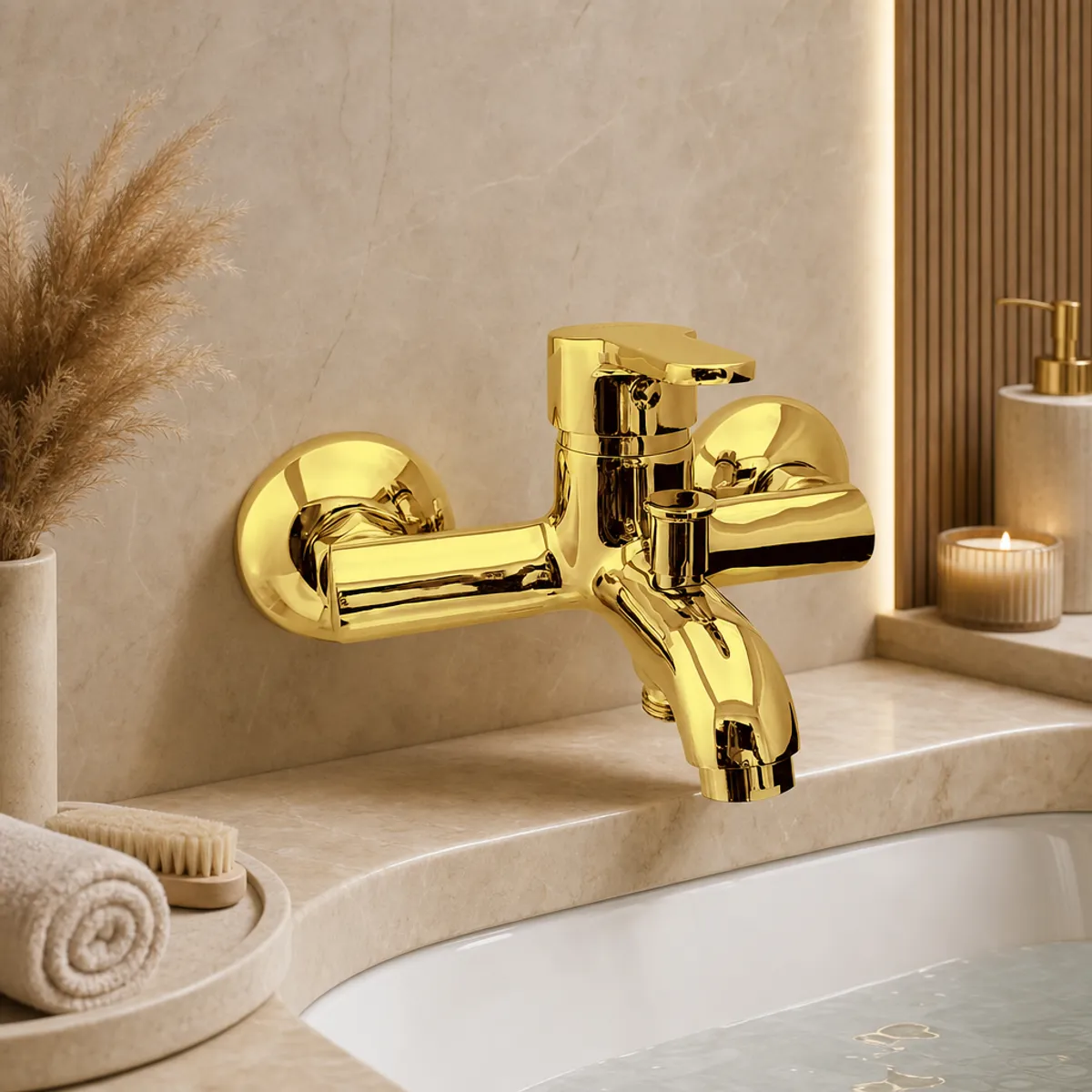 7104-02 Banyo Bataryası Altın — Uygulama görseli