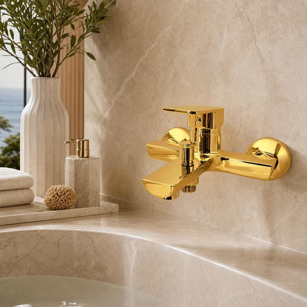 8504-02 Banyo Bataryası Altın — Uygulama görseli