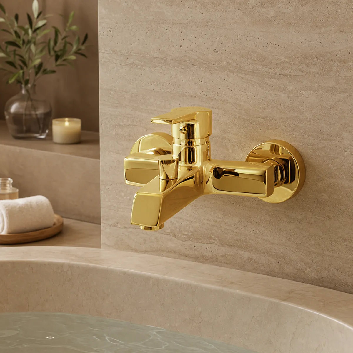 8604-02 Banyo Bataryası Altın — Uygulama görseli